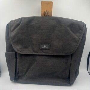 NEW Nordace Siena 2 Messenger Bag Dark Grey Laptop Travel Bag USB Port